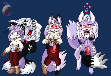 animal_genitalia animal_penis anthro base_one_layout basic_sequence blush bodily_fluids canine_genitalia canine_penis canon_x_oc chest_tuft clothing collar collar_only disembodied_hand disembodied_penis disembodied_tail drooling duo female female_penetrated genital_fluids genitals glowing glowing_eyes groping_from_behind half-closed_eyes heart_symbol knot lactating linear_sequence male male/female male_penetrating male_penetrating_female mask milk milk_leaking mind_control narrowed_eyes nude one_row_layout penetration penile penile_penetration penis penis_in_vagina questionable_consent red_eyes saliva sex species_transformation tail tail_coil three_frame_image three_frame_sequence transformation transformation_sequence transformation_through_sex tuft undressing vaginal vaginal_fluids vaginal_penetration midnight_rampager sega sonic_forces sonic_the_hedgehog_(series) fan_character infinite_(sonic) patrice_watkiss_(midnight_rampager) canid canine canis hybrid jackal mammal absurd_res alpha_channel hi_res sequence