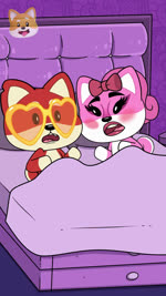 9:16 animated anthro april_fools'_day bed black_eyes canid canine canis cheating_girlfriend crappy_(shappysway) cuckold dialogue digital_media_(artwork) domestic_dog eyewear female fur furniture group happy hi_res holidays infidelity lying male mammal on_bed open_mouth pink_body red_body red_fur shappy_(shappysway) shappysway shiba_inu short_playtime sound spitz tail tongue trio webm white_body white_fur yellow_body yellow_fur