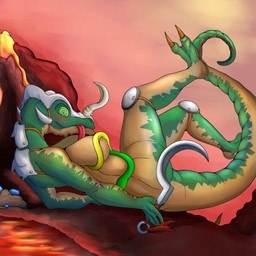 anthro armor big_breasts blush breasts female green_body green_scales holding_object holding_sickle holding_weapon long_tongue looking_at_viewer lying muscular muscular_anthro muscular_female non-mammal_breasts on_back purple_eyes scales solo tan_body tan_scales thick_thighs tongue tongue_out weapon wide_hips greey nintendo the_legend_of_zelda lizalfos scalie 1:1 hi_res
