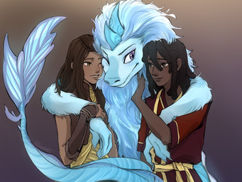 asian_clothing claws clothing dark_body dark_skin dreadlocks east_asian_clothing eyes_closed female feral fur group group_hug horn hug hugging_another male male/female mane one_eye_closed tail tail_tuft tuft wink sanwu_35 asian_mythology disney east_asian_mythology mythology raya_and_the_last_dragon lamar_(zylo24) raya_(ratld) sisu_(ratld) dragon eastern_dragon furred_dragon furred_scalie human mammal mythological_creature mythological_scalie scalie 4:3 absurd_res hi_res