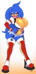 anthro armwear big_breasts boots breasts clothing crossgender elbow_gloves female footwear gloves handwear huge_breasts huge_lips legwear lips shoes solo thick_lips thigh_boots thigh_highs meshpet sega sonic_the_hedgehog_(series) sonic_the_hedgehog eulipotyphlan hedgehog mammal hi_res