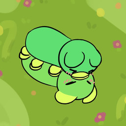 ambiguous_gender blush blush_lines breath burping duo eyes_closed feral green_body hand_holding holding_burp humping kissing lying on_back on_front panting lspagf bits_and_bops flow_worms_(bits_and_bops) 1:1 animated high_framerate short_playtime sound video