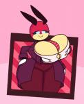 4_arms antennae_(anatomy) anthro big_breasts bottomwear breasts button_(fastener) cleavage clothed clothing female fondling holding_breast huge_breasts multi_arm multi_limb necktie non-mammal_breasts pokemorph self_fondle shirt smile solo straining_buttons thick_thighs topwear wide_hips dewbber nintendo pokemon patsy_bennett arthropod generation_2_pokemon insect ledian pokemon_(species) 2019 digital_drawing_(artwork) digital_media_(artwork)