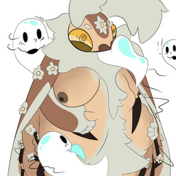abdominal_bulge anthro back_wings belly belly_licking female flower hand_on_belly hypnosis inflation licking mind_control obese overweight plant solo tongue vore weight_gain wings pillowater flora_(pillowater) arthropod ghost insect lepidopteran moth spirit 1:1 hi_res