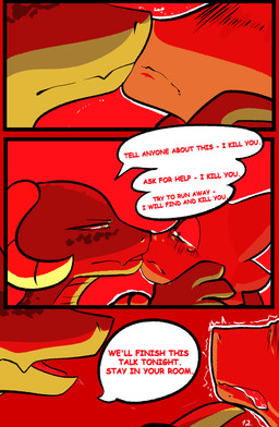 anthro bodily_fluids dialogue duo female kissing male shaking simple_background speech_bubble tears text yellow_eyes brradett lernie_(brradett) tim_(brradett) scalie absurd_res colored comic digital_media_(artwork) english_text hi_res