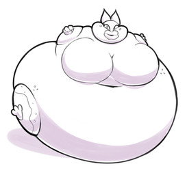 3_toes 4_fingers anthro belly big_belly biped blush blush_stickers bow_only breasts featureless_breasts feet female female_anthro fingers front_view head_bow huge_belly immobile inflation leg_markings lips markings morbidly_obese morbidly_obese_anthro morbidly_obese_female non-mammal_breasts nude nude_anthro nude_female obese obese_anthro obese_female overweight overweight_anthro overweight_female socks_(marking) solo spherical_inflation thick_lips toes maddeku amphibian frog 2019 digital_drawing_(artwork) digital_media_(artwork) full-length_portrait greyscale hi_res monochrome portrait shaded sketch