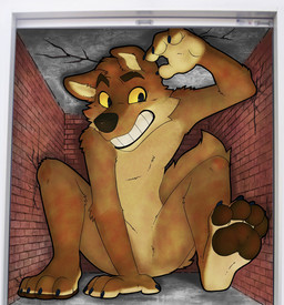 anthro auction bidding cracks cramped grimace macro male pawpads paws solo storage storage_room tight_space armus_(artist) dreamworks the_bad_guys mr._wolf_(the_bad_guys) canid canine canis mammal wolf hi_res