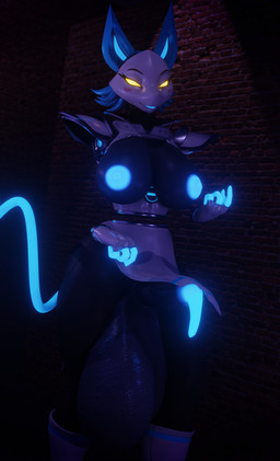 anthro balls electrical_cord genitals gynomorph intersex looking_at_viewer machine penis solo tail reddyydude mayosplash_(modeler) deltarune undertale_(series) tasque_manager android darkner felid feline humanoid mammal robot robot_humanoid 2023 3d_(artwork) blender_(artwork) digital_media_(artwork) hi_res