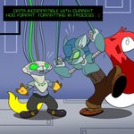 dialogue duo identity_death machine text transformation trevor-fox neopets kyrii lutari neopet_(species) robot 1:1 english_text hi_res