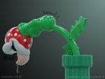 bodily_fluids fangs female latex onomatopoeia plant saliva sound_effects teeth text tongue vore comorito animal_crossing blender_cycles mario_bros nintendo isabelle_(animal_crossing) elemental_creature flora_fauna piranha_plant 3d_(artwork) digital_media_(artwork) hi_res