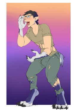 anthro black_hair body_size_growth bottomwear bulge claws clothing eyewear fangs footwear fur fur_growth glasses growth hair humanoid_pointy_ears male mid_transformation muscular pants patricwolf paws pointy_ears shirt size_transformation snout snout_growth socks solo species_transformation standing surprised teeth topwear torn_clothing transformation wearing_glasses white_body white_fur narusewolf mythology canid canine canis human humanoid hybrid mammal mythological_canine mythological_creature werecanid werecanine werecreature werewolf wolf hi_res sequence