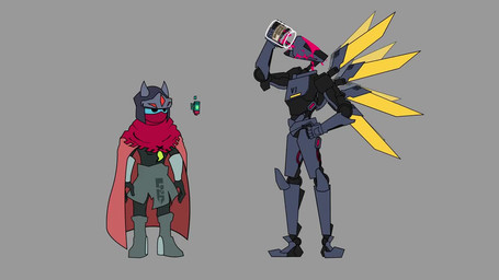 all_fours ambiguous_gender armor blood blood_in_mouth bodily_fluids cloak clothed clothing container cough drinking drinking_blood fully_clothed grey_background group headgear helmet hole_in_face humor jar looking_up machine male music pain shitpost simple_background wings moro_production new_blood_interactive ultrakill judgement_(hyper_light_drifter) minos_prime_(ultrakill) the_drifter_(hyper_light_drifter) v1_(ultrakill) humanoid monster robot 16:9 animated meme short_playtime sound video widescreen