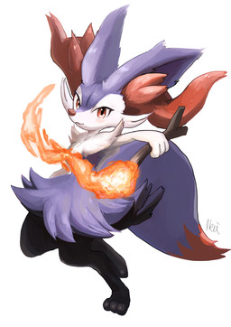 3_fingers 3_toes :3 ambiguous_gender anthro arm_tuft biped black_body black_fur blush cheek_tuft chest_tuft closed_smile digitigrade dipstick_tail elemental_manipulation eyelashes facial_tuft feet fingers fire fire_manipulation front_view fur hip_tuft holding_object holding_stick inner_ear_fluff looking_at_viewer markings mouth_closed multicolored_body multicolored_fur nude_ambiguous nude_anthro on_model on_one_leg pointy_ears prick_ears purple_body purple_fur purple_tail red_body red_eyes red_fur red_inner_ear_fluff red_nose red_tail_tip shoulder_tuft simple_background smile solo standing stick tail tail_markings three-quarter_view toes tuft two_tone_tail white_background white_body white_fur ikei nintendo pokemon braixen canid generation_6_pokemon mammal pokemon_(species) shiny_pokemon 2020 colored digital_media_(artwork) digital_painting_(artwork) full-length_portrait hi_res painting_(artwork) portrait shaded