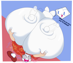 ambiguous_gender anthro big_butt blue_eyes bubble_butt butt butt_grab dialogue facesitting hand_on_butt huge_butt human_on_anthro hyper hyper_butt interspecies sitting sitting_on_another spiral spiral_eyes text cyandrive98 d-cat_(cyandrive98) domestic_cat felid feline felis human mammal 2022 absurd_res digital_media_(artwork) english_text hi_res female_(lore)