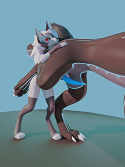 animal_genitalia anthro anthro_on_feral anus bestiality blush bodily_fluids butt clothed clothing cum cumshot duo ejaculation erection female female_anthro female_on_feral feral from_behind_position fur genital_fluids genital_slit genitals hair handjob handjob_from_behind humanoid_genitalia humanoid_vulva larger_feral larger_male looking_at_viewer machine male male/female male_feral male_on_anthro neon_lights nude one_leg_on_ground one_leg_up penile penis raised_leg reach_around sex simple_background size_difference smaller_anthro smaller_female smile tail tapering_penis tongue vulva white_body white_fur rufsi hellaverse helluva_boss mythology loona_(helluva_boss) android canid canid_demon canine demon dragon hellhound mammal mythological_canine mythological_creature mythological_scalie robot scalie 3:4 3d_(artwork) 3d_animation animated digital_media_(artwork) hi_res long_playtime no_sound