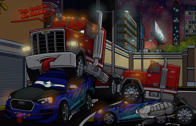 ambiguous_fluids anal anal_penetration animal_genitalia animal_penis anthro ball billboard blue_eyes bodily bodily_fluids bubble building butt canine_genitalia canine_penis car cruising cum cum_drip cum_inside cum_while_penetrated cumshot dialogue dripping duo ejaculation erection gag gagged genital_fluids genitals green_eyes hands-free inside inside_car inside_vehicle internal knot looking_pleasured lot machine male male/male male_penetrated male_penetrating male_penetrating_male night not_furry open_mouth orgasm outside parking penetration penile penis public sex size_difference sky smile star street submissive text tire tongue vehicle carsphilic dire_car dire_machine dire_vehicle living_car living_machine living_vehicle detailed digital_media_(artwork) english_text hi_res