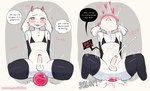 2_panel_comic abdominal_bulge anal anal_orgasm anal_penetration anthro anthro_penetrated balls bikini biped black_clothing black_legwear black_thigh_highs blush bodily_fluids clothed clothing cum cum_while_penetrated cumshot dialogue duo ejaculation erection eyewear femboy foreskin fur genital_fluids genitals glasses hands-free heart_after_text horn humanoid_genitalia humanoid_penis impact_lines legwear looking_at_viewer male male/male male_penetrated male_penetrating male_penetrating_male object_in_ass onomatopoeia orgasm penetration penile penile_penetration penis projectile_cum sex solo_focus sound_effects speech_bubble stockings swimwear text thigh_highs thought_bubble tilde_after_text two-piece_swimsuit white_body white_fur akibun deltarune undertale_(series) ralsei bovid caprine goat mammal 2025 english_description english_text hi_res sequence
