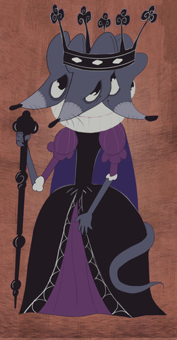 3_heads anthro biped clothing crown dress female headgear multi_head queen royalty ruff_(clothing) russian scepter smile solo soviet_cartoon standing helelos_(artist) nutcracker_1973 soyuzmultfilm the_nutcracker mouserinks rat_queen mammal murid murine rat rodent 2024 hi_res marker_(artwork) traditional_media_(artwork)