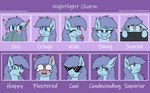 emote emote_set emotion_chart solo sevenserenity hasbro my_little_pony bat_pony equid equine horse mammal pony absurd_res hi_res