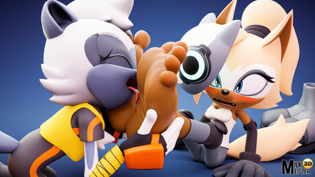 5_toes anthro barefoot blush duo feet female female/female female_anthro foot_fetish foot_focus foot_lick foot_play humanoid_feet licking plantigrade soles toes tongue milkmeister3d idw_publishing sega sonic_the_hedgehog_(comics) sonic_the_hedgehog_(idw) sonic_the_hedgehog_(series) tangle_the_lemur whisper_the_wolf canid canine canis lemur mammal primate ring-tailed_lemur strepsirrhine wolf 16:9 3d_(artwork) 4k absurd_res digital_media_(artwork) hi_res widescreen