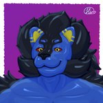 anthro latex latex_body latex_skin male pokemorph solo symbiotic avoid_posting matthew-x nintendo pokemon theo_(goopomancer) generation_4_pokemon goo_creature latex_creature living_latex luxray pokemon_(species) symbiote 1:1 absurd_res hi_res