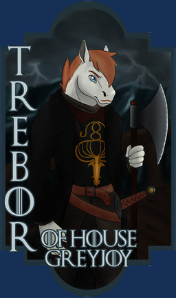 5_fingers anthro axe badge biped boat clothed clothing detailed_background electricity fingers fur hair holding_object holding_weapon humanoid_hands lightning male melee_weapon outside sea sky solo standing storm vehicle water watercraft weapon bluwolfie42 game_of_thrones aquatic cephalopod coleoid decapodiform equid equine horse mammal mollusk 2017 absurd_res alpha_channel digital_media_(artwork) hi_res