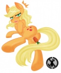 2013 anus applejack_(mlp) blonde_hair blush carrot carrot_dildo cutie_mark drooling equine female feral friendship_is_magic green_eyes hair horse improvised_dildo my_little_pony orange_fur plain_background pony pussy saliva sd_(artist) solo white_background
Rating: Explicit
Score: 2
User: Falord
Date: August 15, 2013