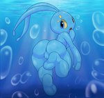 anus blue_body bubble butt female genitals pokemorph pussy solo water adeviantcritter nintendo pokemon generation_4_pokemon legendary_pokemon manaphy pokemon_(species) hi_res