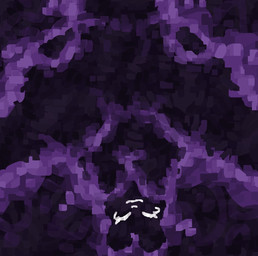 :3 anthro aura black_background breasts butt camel_toe dark_body female genital_outline grin hand_on_butt hanging_breasts invisible looking_at_viewer raised_tail rear_view simple_background smile smiling_at_viewer solo spread_butt spreading tail thick_thighs vulva_outline scaliescum rain_world videocult watcher_(rain_world) slugcat hi_res
