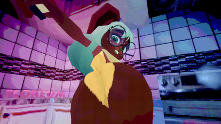 anthro brown_body butt butt_slap eyewear female freckled_face freckles glasses low_poly nipple_piercing nipples piercing slap solo sound_effects spanking spanking_paddle tail wearing_glasses floreum nanaimo_(floreum) lagomorph mammal 16:9 3d_(artwork) 3d_animation animated digital_media_(artwork) hi_res short_playtime sound video widescreen