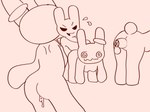 anthro butt female genitals male male/female penis pussy anonymous_artist bunny_maloney bunny_maloney_(character) candy_bunny lagomorph leporid mammal rabbit hi_res tagme