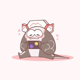 anthro chibi gaming grey_body heart_symbol male playing_video_game solo speckled_body kiwilittle nintendo nintendo_switch splatoon big_man_(splatoon) frye_(splatoon) shiver_(splatoon) aquatic fish manta_ray ray_(fish) stingray 1:1 hi_res