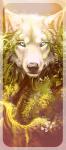 ambiguous_gender black_nose feral plant solo alectorfencer canid canine canis mammal wolf