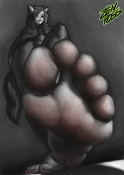 5_toes bulge duo extreme_size_difference feet femboy foot_fetish foot_focus foot_play humanoid_feet low-angle_view macro male male/male micro plantigrade size_difference soles toes underfoot zenposs animal_humanoid cat_humanoid felid felid_humanoid feline feline_humanoid humanoid mammal mammal_humanoid hi_res