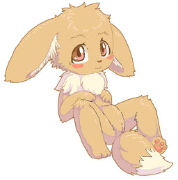 3_toes anthro anthrofied blush blush_stickers brown_eyes dipstick_tail feet female female_anthro fur genitals head_tuft inner_ear_fluff kemono looking_at_viewer lying markings neck_tuft nude nude_anthro nude_female on_back pawpads smile solo spread_legs spreading tail tail_markings tan_body tan_fur toes tuft vulva young young_anthro young_female canopus335 nintendo pokemon eevee generation_1_pokemon pokemon_(species) aliasing binary_drawing digital_drawing_(artwork) digital_media_(artwork) full-length_portrait portrait shaded
