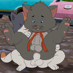 3_toes :3 >_< anal anal_penetration anthro anthro_on_anthro anthro_penetrated anthro_penetrating anthro_penetrating_anthro anus arm_tuft ball_tuft balls black_body black_ears black_eyebrows black_eyelids black_eyes black_fur black_inner_ear black_perineum black_tuft blue_sclera bow_ribbon brown_body brown_fur brown_nose brown_tail_tip butt car chair_position clothing countershade_balls countershade_genitalia countershade_penis countershade_torso countershading cute_fangs day dipstick_tail dirt door door_handle duo eager ear_tuft erection eyebrows eyes_closed facial_tuft fangs feet feral from_behind_position front_view fur genitals glans grabbing_from_behind grass grey_balls grey_body grey_countershading grey_fur grey_penis half-closed_eyes hand_on_leg hand_on_shoulder handpaw head_tuft holding_partner humanoid_genitalia humanoid_penis intraspecies knee_tuft leg_grab leg_tuft legs_up looking_at_genitalia looking_at_own_penis looking_at_penis looking_at_self looking_down looking_pleasured male male/male male_on_bottom male_on_top male_penetrated male_penetrating male_penetrating_male markings mostly_nude mostly_nude_anthro mostly_nude_male multicolored_body multicolored_fur narrowed_eyes neckwear_only nude nude_anthro nude_male on_bottom on_lap on_top one_eye_obstructed open_mouth open_smile outside outside_sex pawpads paws penetration penis perineum pink_anus pink_glans pink_inner_ear pink_pawpads pink_tongue plant raised_inner_eyebrows red_clothing red_neckwear red_ribbon sex shoulder_grab shoulder_tuft sitting sitting_on_ground sitting_on_lap slightly_chubby smile spread_legs spreading tail tail_markings teeth toes tongue tuft vehicle wheel whiskers white_balls white_body white_fur white_tail white_tuft young young_anthro young_male young_on_young young_penetrated young_penetrating camp14 dipschtick disney epic_games fortnite the_aristocats berlioz_(aristocats) kit_(fortnite) calico_cat domestic_cat felid feline felis mammal 1:1 crossover full-length_portrait portrait