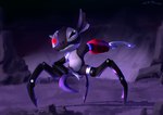 angry black_body black_eyes black_fur cybernetic_arm cybernetic_eye cybernetic_limb cybernetics feral fur machine male solo conditional_dnp shido-tara disney lilo_and_stitch stitch! cyber_(stitch!) alien cyborg experiment_(lilo_and_stitch) 2021 hi_res