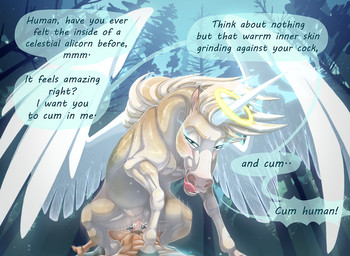abs assertive_female bestiality blue_eyes bodily_fluids bottom_pov clitoris cowgirl_position cum cum_in_vagina cum_inside cum_request dialogue dirty_talk dominant dominant_female dominant_feral duo feathered_wings feathers female female_feral female_on_human female_on_top female_penetrated feral feral_dom_human_sub feral_dominating_human feral_on_top feral_penetrated first_person_view forest from_front_position front_vulva genital_fluids genitals glowing glowing_eyes halo hooves horn human_on_bottom human_on_feral human_penetrating human_penetrating_female human_penetrating_feral human_pov insemination_request interspecies larger_dom larger_female larger_feral larger_penetrated licking licking_lips lying male male/female male_human male_on_bottom male_on_feral male_penetrating male_penetrating_female male_penetrating_feral male_pov mane narrowed_eyes on_back on_bottom on_top orgasm outside penetrating_pov penetration penile penile_penetration penis penis_in_vagina plant pubes questionable_consent reverse_missionary_position seductive sex size_difference smaller_human smaller_male smile submissive submissive_male submissive_pov talking_feral teats teeth text tongue tongue_out tree vaginal vaginal_penetration vulva wings feral_frenzy paloma-paloma mythology equid equine human mammal mythological_creature mythological_equine succubus winged_unicorn 2019 english_text