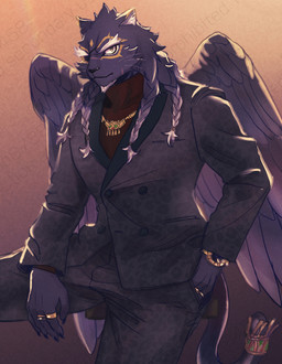 5_fingers accessory anthro biped black_body black_claws black_feathers black_fur black_tail black_wings claws clothed clothed_anthro clothed_male clothing feathered_wings feathers fingers fur furgonomics humanoid_hands jewelry male ring solo tail tail_accessory tail_jewelry tail_ring wings saho87888458 lifewonders tokyo_afterschool_summoners tezcatlipoca_(tas) felid mammal pantherine 2024 colored