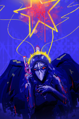 abstract_background anthro blood bodily_fluids bone bone_frill breasts clothed clothed_anthro clothed_female clothing collar distressed feathered_wings feathers female fingers frill_(anatomy) front_view gun hair handgun holding_gun holding_object holding_ranged_weapon holding_weapon humanoid_hands jewelry long_hair markings medium_breasts necklace non-mammal_breasts pistol ranged_weapon sad scared shirt skull solo spiked_collar spikes striped_markings stripes topwear weapon wings rehikir cavemanon_studios goodbye_volcano_high ko_op_(game_developer) snoot_game fang_(gvh) prehistoric_species pterosaur reptile scalie 2:3 absurd_res colored half-length_portrait hi_res portrait shaded