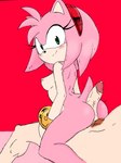 anthro bodily_fluids duo female fur genital_fluids hair hot_dogging human_on_anthro interspecies male male/female pink_body pink_fur pink_hair precum sex solo_focus randomguy999 sega sonic_the_hedgehog_(series) amy_rose eulipotyphlan hedgehog human mammal hi_res