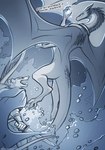 ambiguous_gender anthro clothed clothed_ambiguous clothing dialogue duo female feral fingers fur holding_melee_weapon holding_object holding_sword holding_weapon horn melee_weapon outside sword tail text weapon wings lizet mythology lizet_(character) dragon mythological_creature mythological_scalie scalie 2025 english_text hi_res