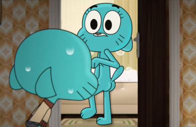 accident age_difference anthro bath blue_body blue_fur bodily_fluids butt clothed clothing duo female fur male mature_anthro mature_female nude older_female on_model surprised sweat young young_anthro younger_male paint34 cartoon_network the_amazing_world_of_gumball gumball_watterson nicole_watterson domestic_cat felid feline felis mammal mother_(lore) mother_and_child_(lore) mother_and_son_(lore) parent_(lore) parent_and_child_(lore) parent_and_son_(lore) son_(lore)