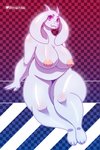 2:3 absurd_res anthro boss_monster_(undertale) bovid breasts caprine female gf hi_res mammal nipples simple_background solo thick_thighs toriel undertale undertale_(series)