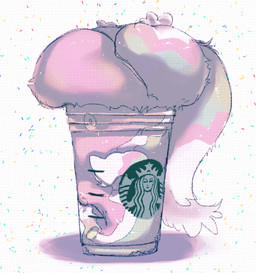 anthro belly big_belly container cup overweight simple_background solo thick_thighs white_background 80sarchosaur dinosaur prehistoric_species reptile scalie 2017