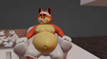 3_toes 4_fingers abdominal_bulge accessory anthro belly belly_play belly_rub burping clothed clothing controller feet fingers hand_on_belly hand_on_own_belly headband looking_at_belly looking_at_viewer looking_pleasured male moobs nipples object_vore oral_vore overweight overweight_male pawpads plushie remote_control sharp_teeth shorts_only smile solo struggling struggling_prey swallowing teddy_bear teeth toes tongue tongue_out topless uvula vore yellow_sclera fanfair_studios technocaster callaghan_(fanfair) canid canine fox mammal 16:9 3d_(artwork) 3d_animation animated digital_media_(artwork) no_sound short_playtime unfinished webm widescreen