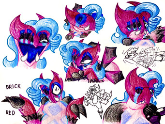 1_eye anthro beak blue_body blue_fur bodily_fluids butt crying electronics expressions eyewear fur glasses group hooves laugh male meme_pose microphone multi_tail notched_ear overweight pink_body solo tail tears tusks pervnamedregazz joe_rogan panick_(regazz) avian bird domestic_pig hybrid mammal suid suine sus_(pig) absurd_res expression_sheet hi_res