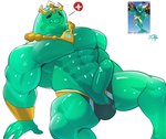 bracelet clothing crown genitals headgear jewelry male moobs muscular muscular_male necklace pecs penis penis_out_of_underwear sad solo teal_body underwear cxcxxcxxxx epic_games fortnite poseidon_(fortnite) rippley_(fortnite) goo_creature goo_humanoid humanoid absurd_res hi_res