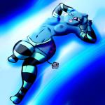 anthro anthrofied blue_body blue_nipples female navel nipples solo axelwolf nintendo pokemon brionne generation_7_pokemon mammal marine pinniped pokemon_(species) 1:1 2016 hi_res source_request