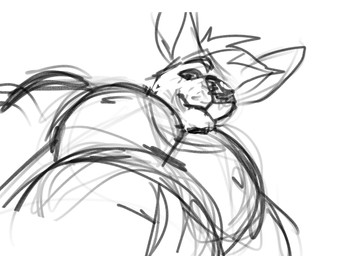 anthro belly big_belly front_view hair male mouth_closed muscular muscular_anthro muscular_male narrowed_eyes nipples nude overweight overweight_anthro overweight_male short_hair simple_background solo solaxe_(artist) solaxe kangaroo macropod mammal marsupial 4:3 bust_portrait hi_res monochrome portrait sketch